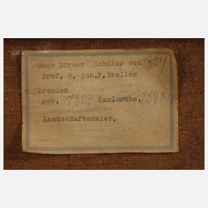 Hugo Börner, Landschaft mit Kapuzinermönch