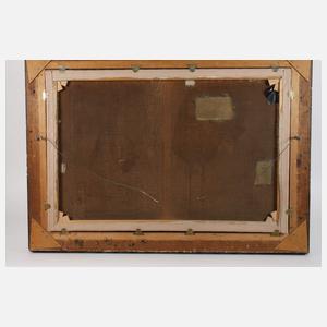 Leopold de Cauwer, Hirtin mit Schafen und Kühen