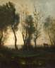 nach Camille Corot, Landschaft in Morgenstimmung