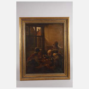 A. Franke, "Die Würfelspieler" nach Claus Meyer