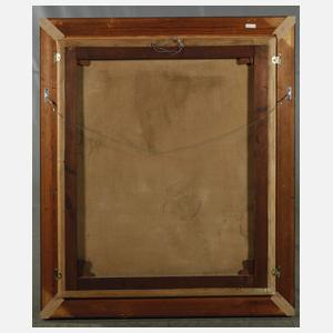 Heinrich Hiller, Stadthafen in romantischer Stadtkulisse