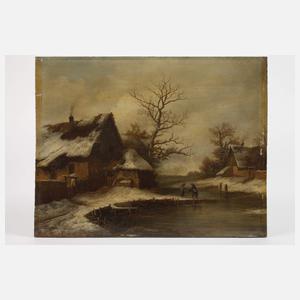 Georg Höhn, Winterliche Dorfansicht