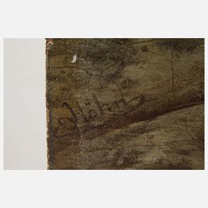 Georg Höhn, Winterliche Dorfansicht