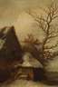 Georg Höhn, Winterliche Dorfansicht