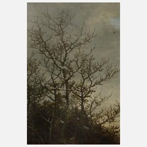 Georg Höhn, Rehwild in Winterlandschaft