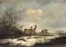 Georg Höhn, Rehwild in Winterlandschaft