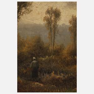 C. Leggler, Herbstliche Flusslandschaft