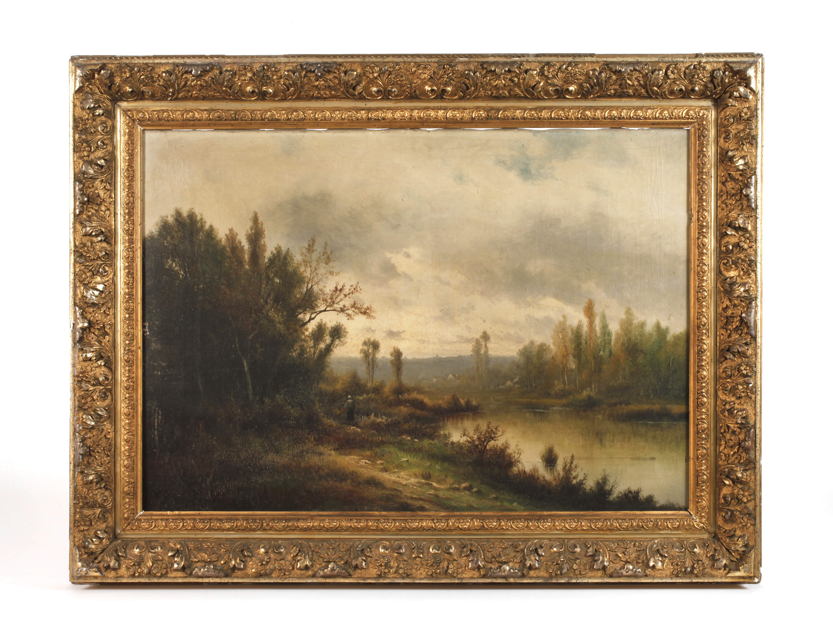 C. Leggler, Herbstliche Flusslandschaft