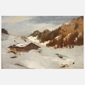 Ernst Meissner, "Winterlandschaft"