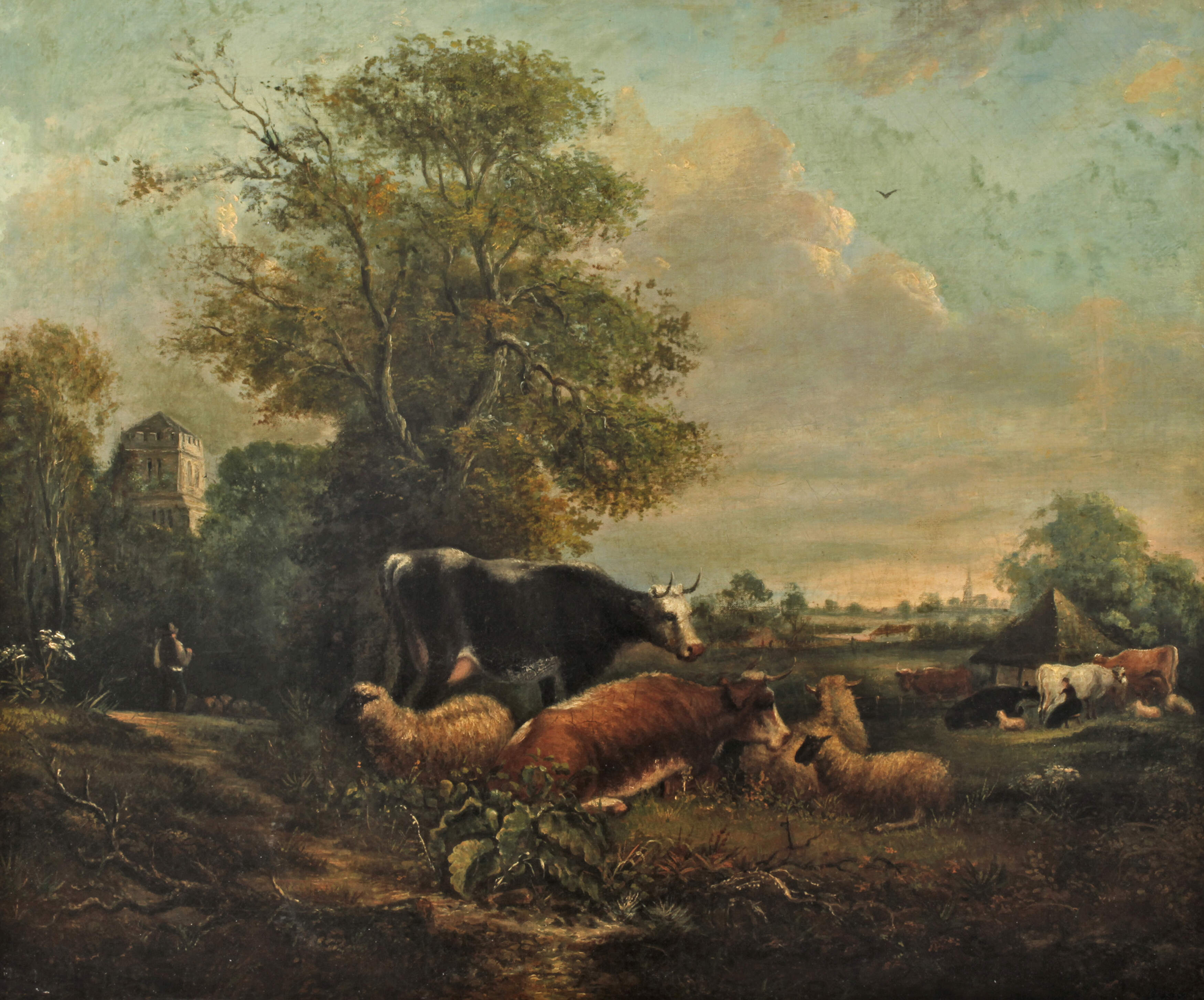 Pieter Gerardus van Os, attr., Bukolische Szene