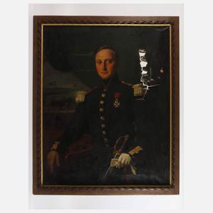 Albert Roberti, attr., Belgisches Offiziersportrait