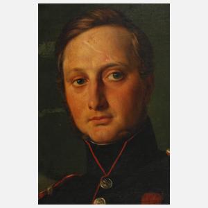 Albert Roberti, attr., Belgisches Offiziersportrait