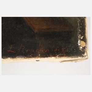 Laura Rohrwasser, Sinnender Bauer im Interieur