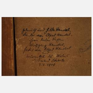 Franz Wilhelm Schiertz, attr., Burgruine am See