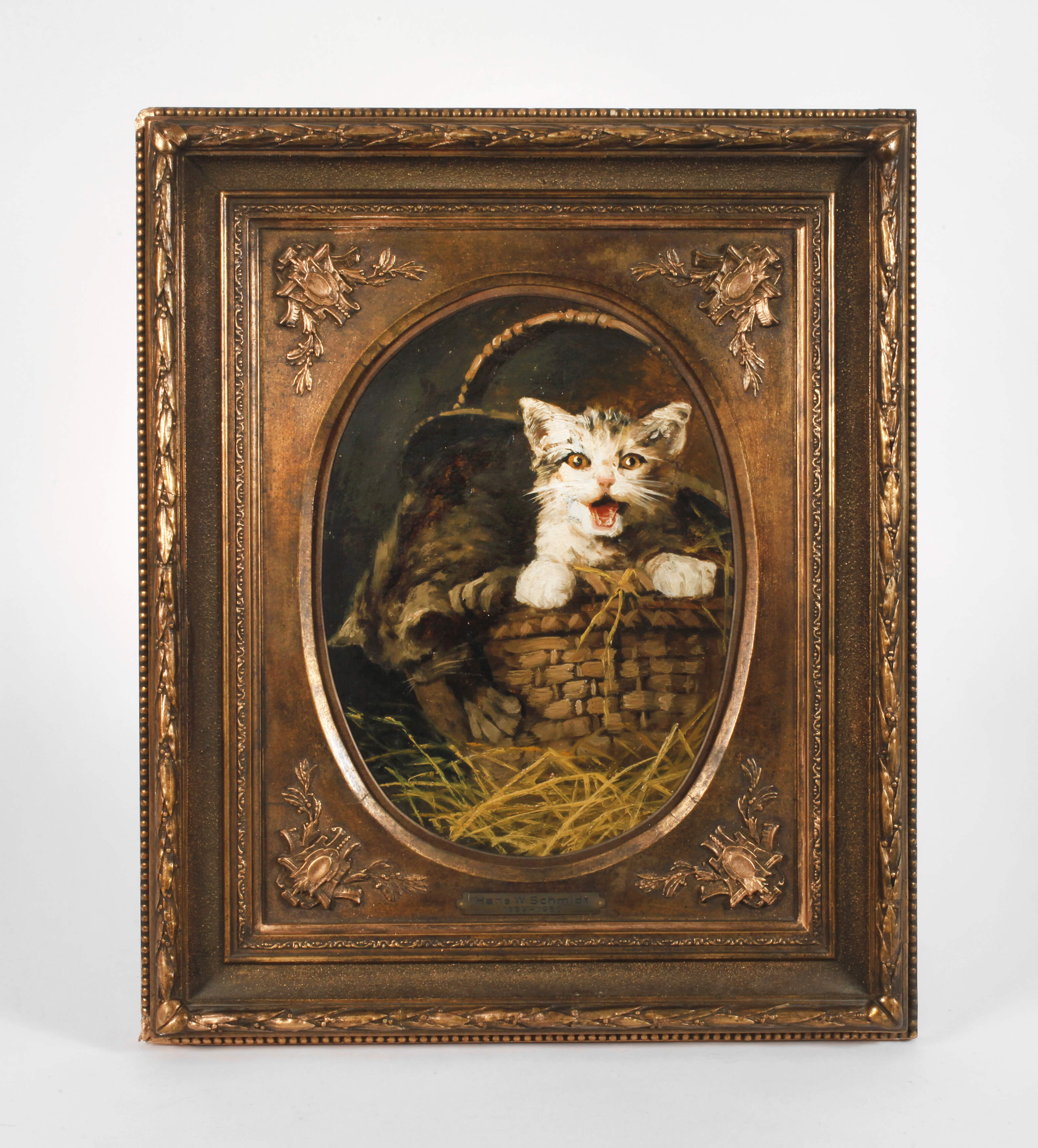 Hans Werner Schmidt, Katzen im Körbchen