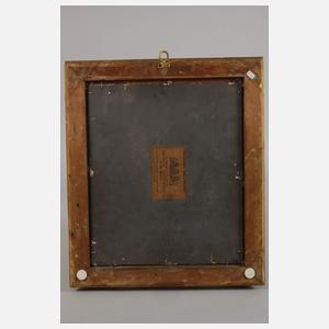 Schuhmann, Mutter und Kind Schafe treibend