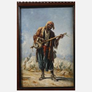 Antonio Scognamiglio, Straßenmusikant in Kairo