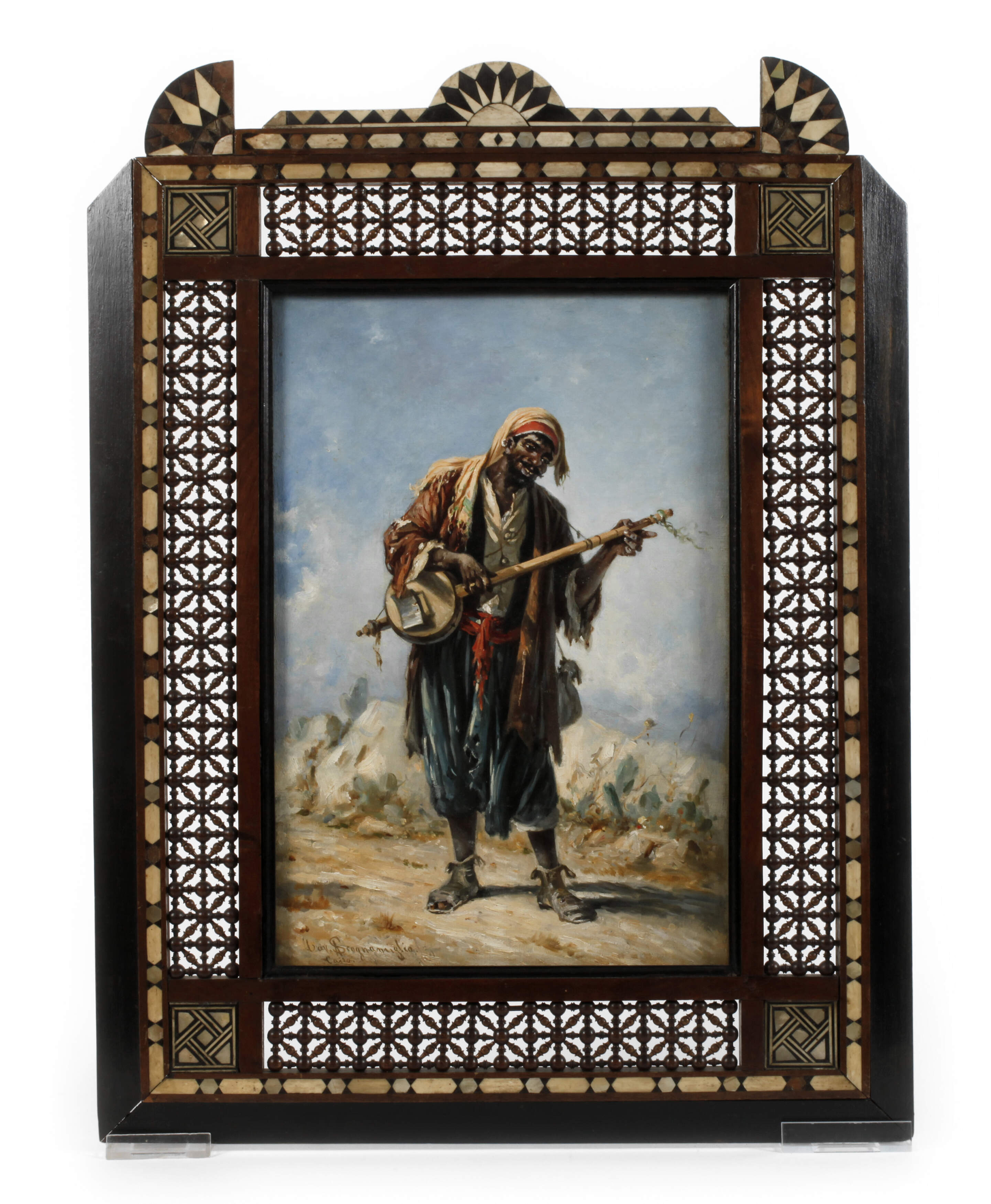 Antonio Scognamiglio, Straßenmusikant in Kairo