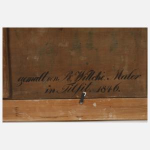 R. Willcke, altmeisterliches Tafelstillleben