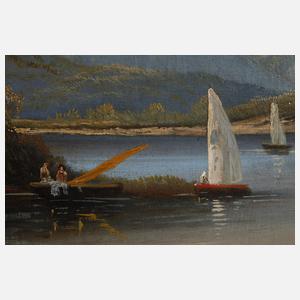 Julius Zopf, Bauernhäuser am See