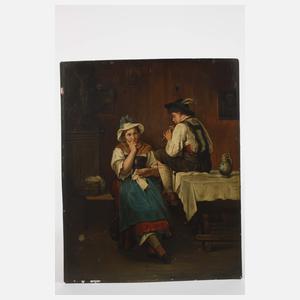 Oberbayerische Stubenszene