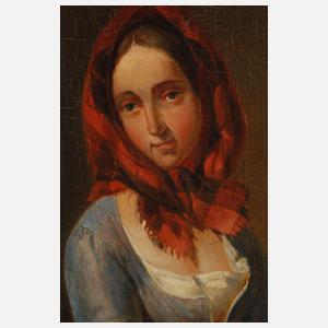 Junge Köchin am Fenster