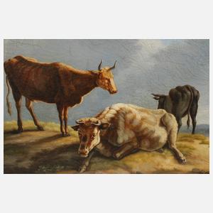 Paar Tierstücke Biedermeier