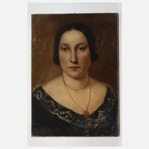 Biedermeierliches Damenportrait