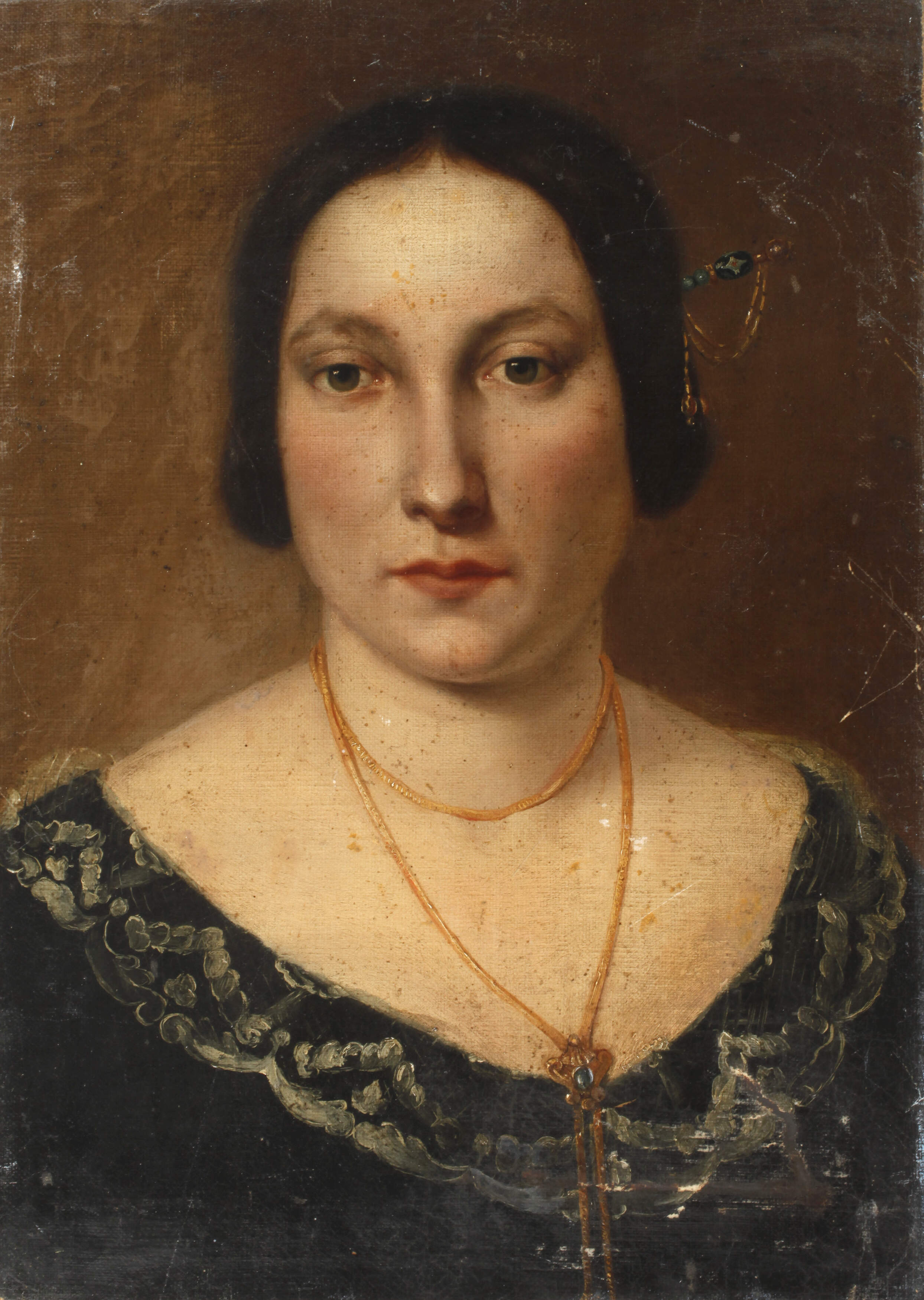 Biedermeierliches Damenportrait