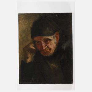 Portraitstudie eines älteren Herrn