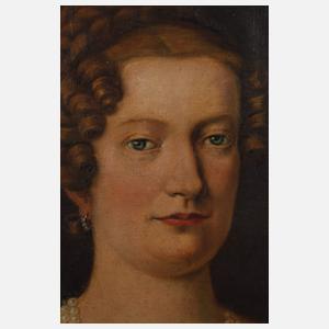 Paar Portraitpendants derer von Hirschberg