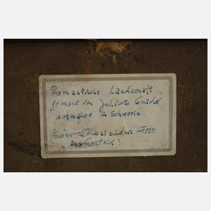 Landschaft bei aufziehendem Gewitter