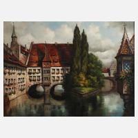 Stadtansicht Nürnberg Heilig-Geist-Spital111