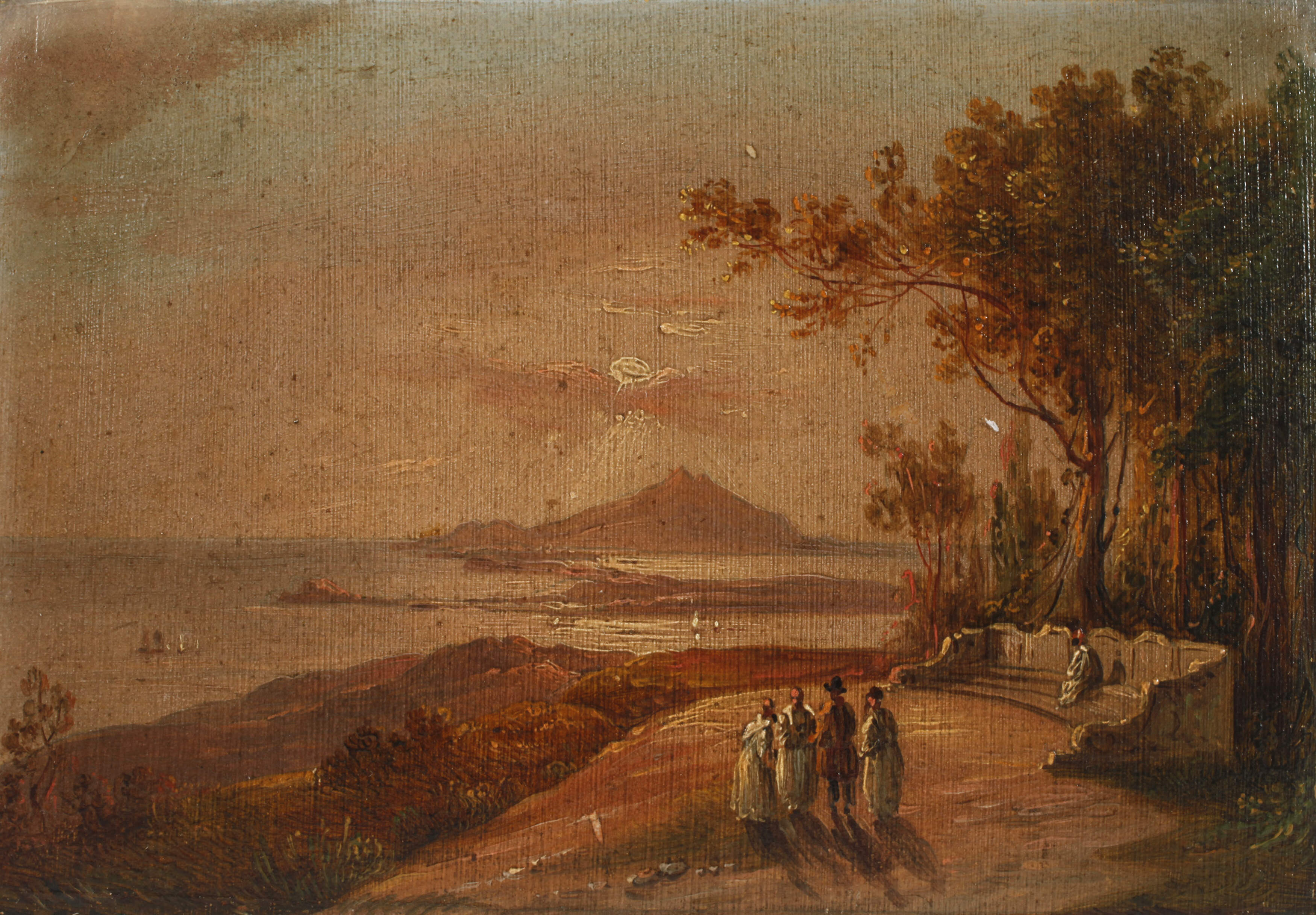 Blick von Amalfi auf die Insel Ischia