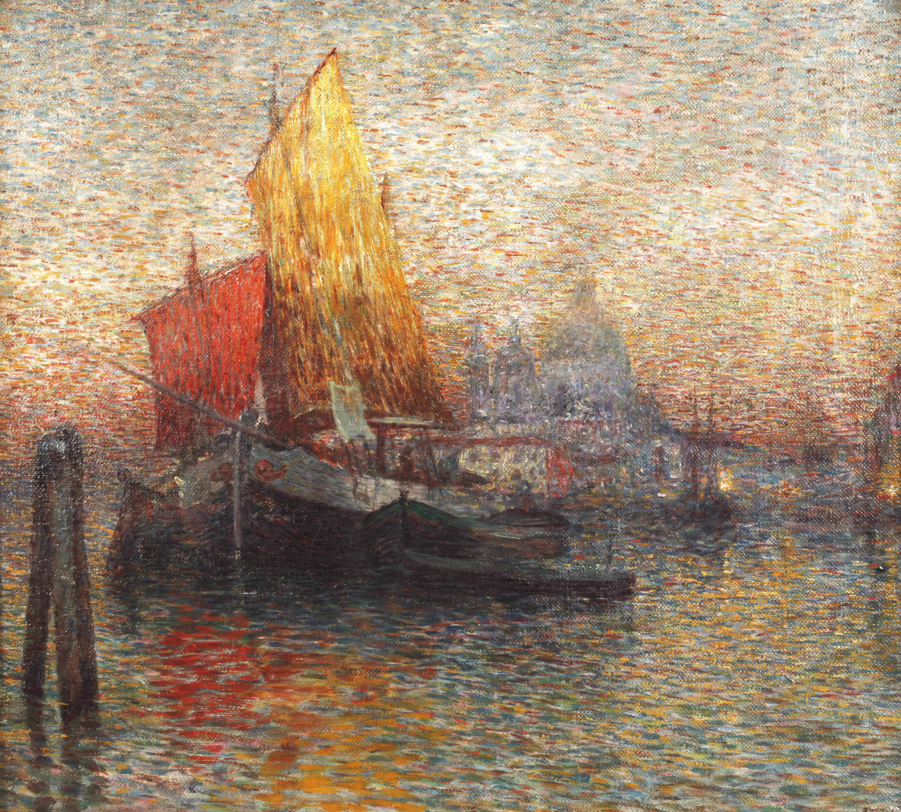 Segelboote vor Venedig