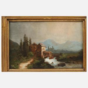 Drei Landschaftsgemälde