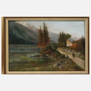 Drei Landschaftsgemälde