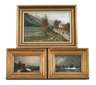 Drei Landschaftsgemälde