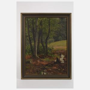 Max Asperger, Bach am Waldesrand