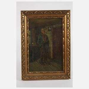 Hans Best, attr., Mann in der Stube