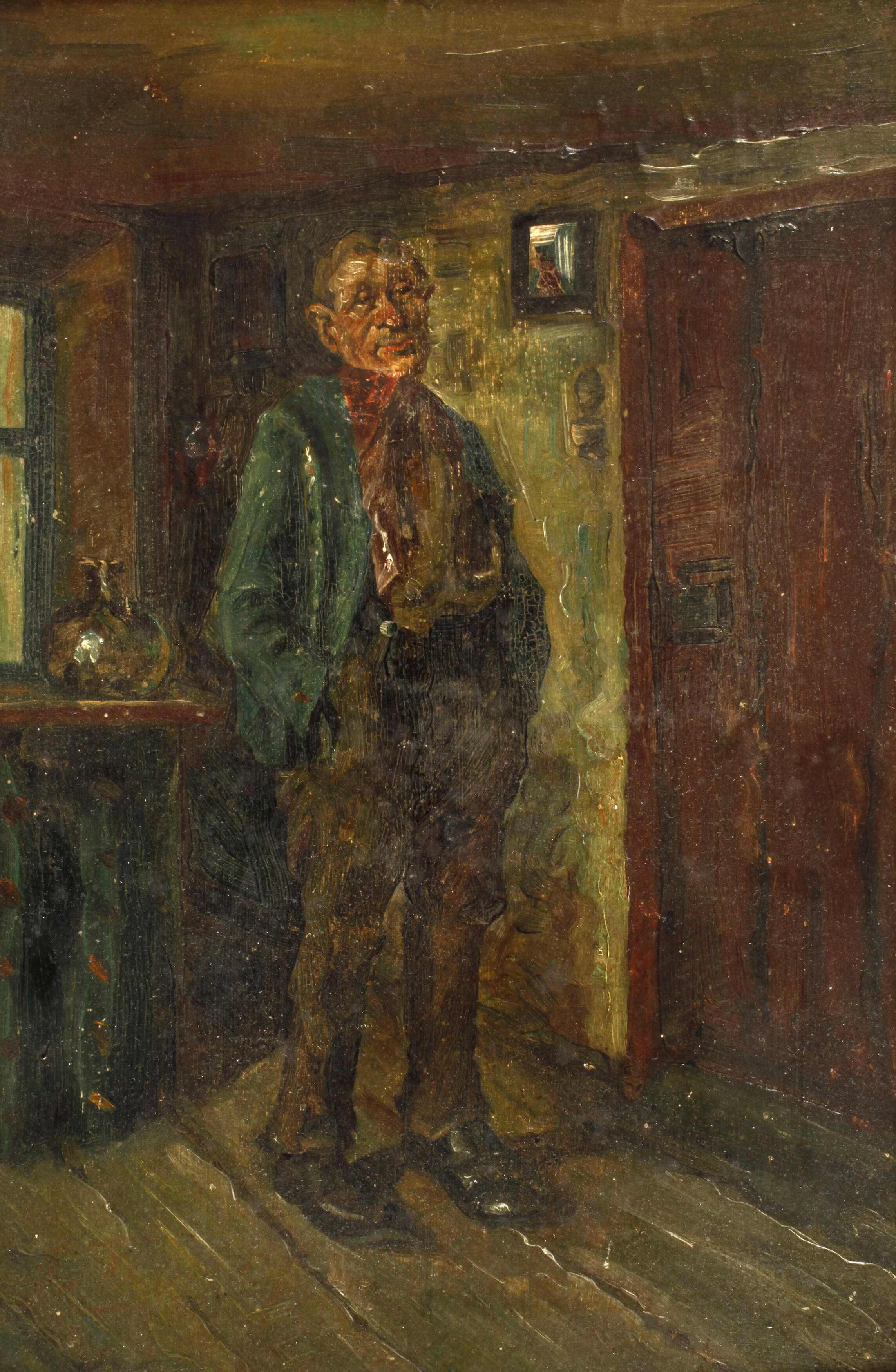 Hans Best, attr., Mann in der Stube