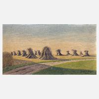 Gottfried Beyer, Kornnocken im Abendlicht111