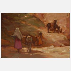 Charles Bisschops, attr., "Daroca-Aragon"