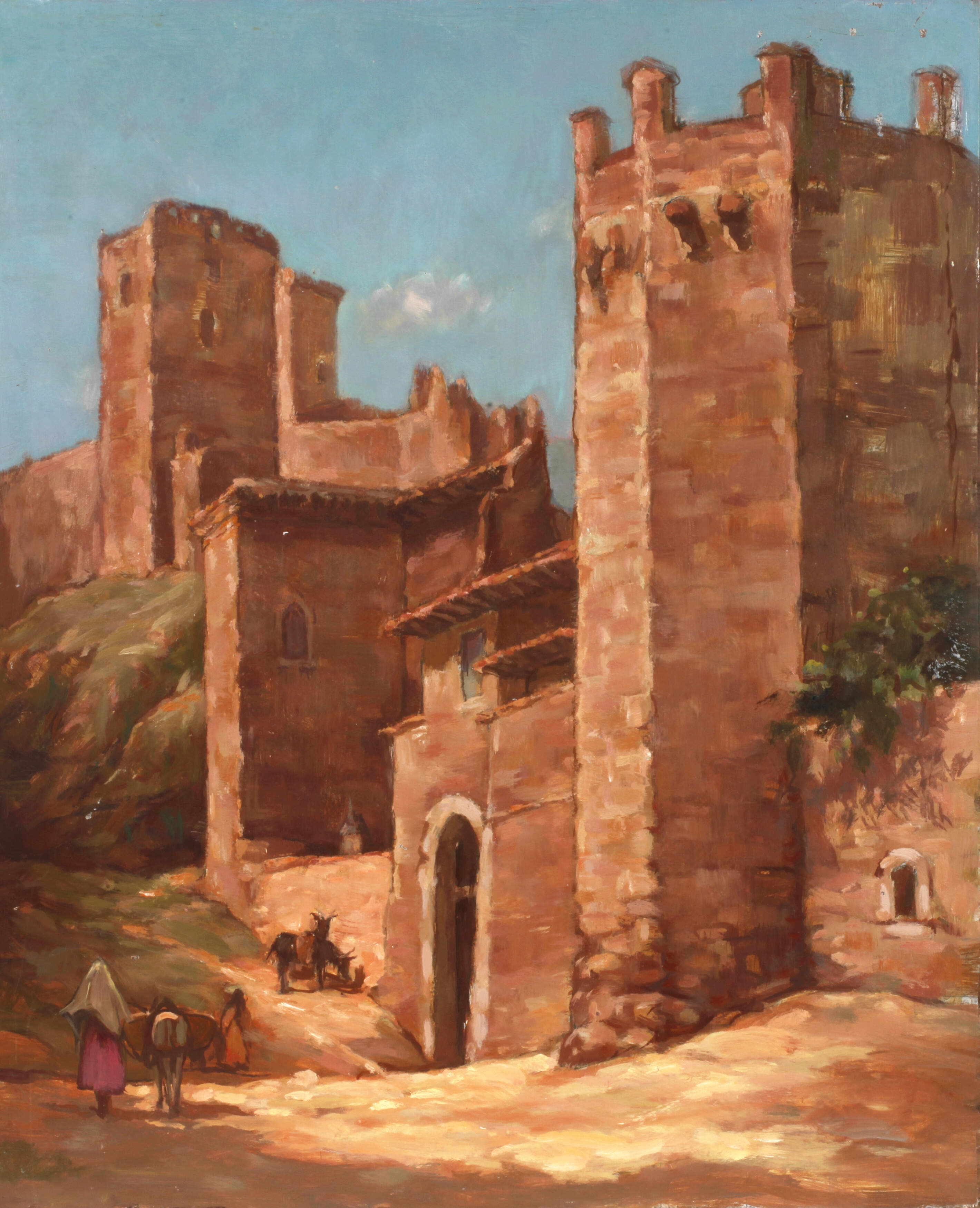 Charles Bisschops, attr., "Daroca-Aragon"