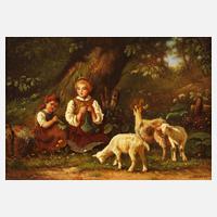 Bost, Hirtenmädchen mit Ziegen111