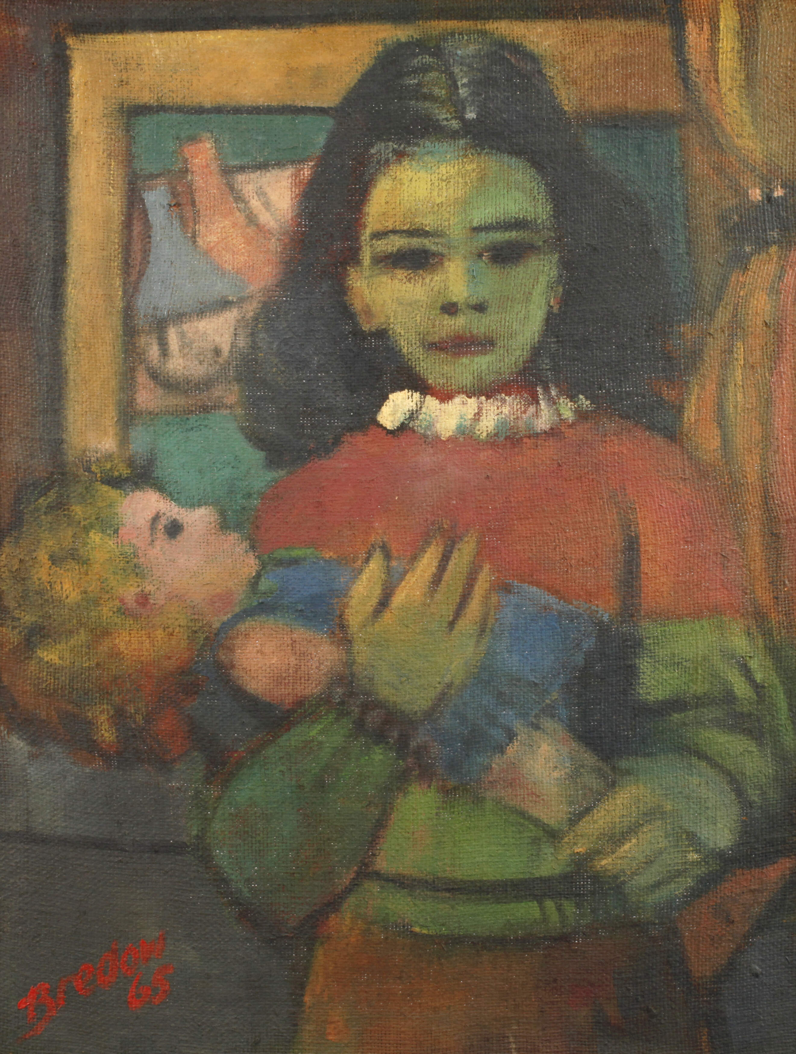 Rudolf Bredow, Mädchen mit Puppe