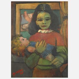 Rudolf Bredow, Mädchen mit Puppe