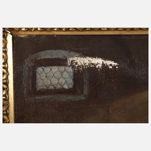 Constant Byon, attr., Kartenspieler im Weinkeller