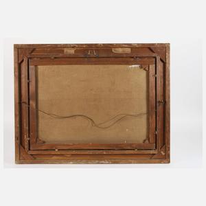 Constant Byon, attr., Kartenspieler im Weinkeller