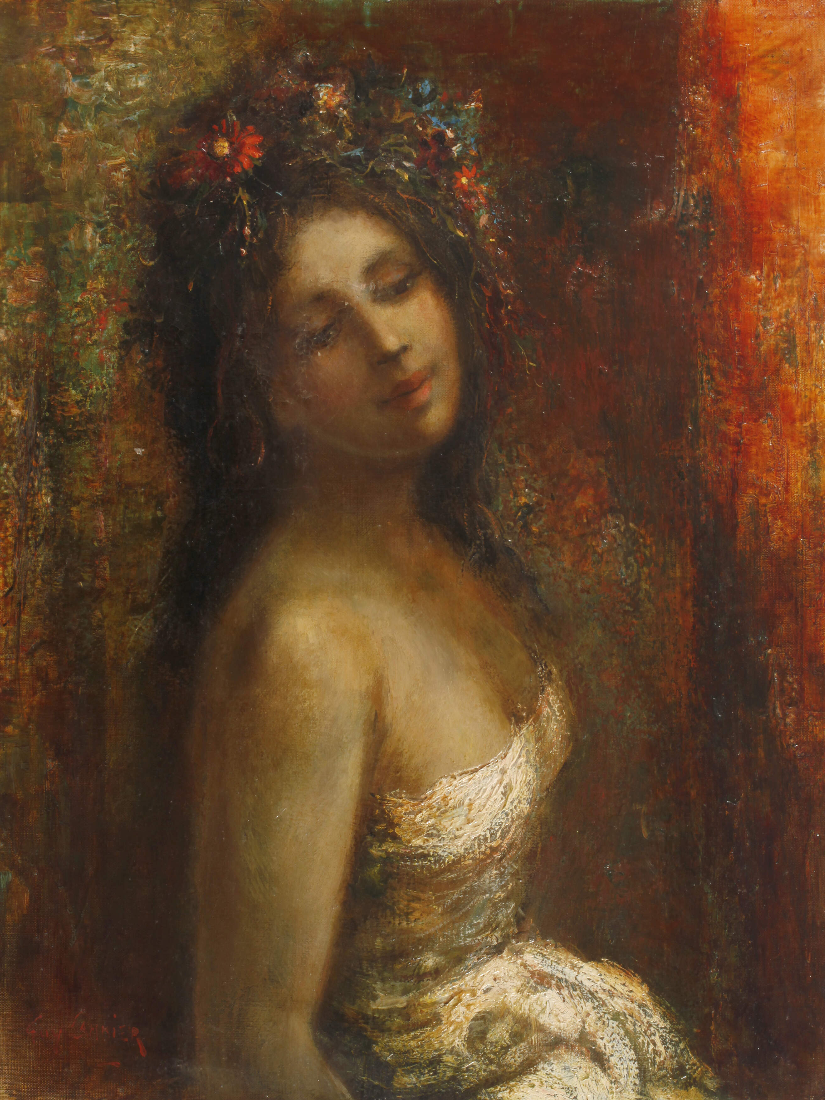 Guy Cambier, attr., Mädchenbildnis